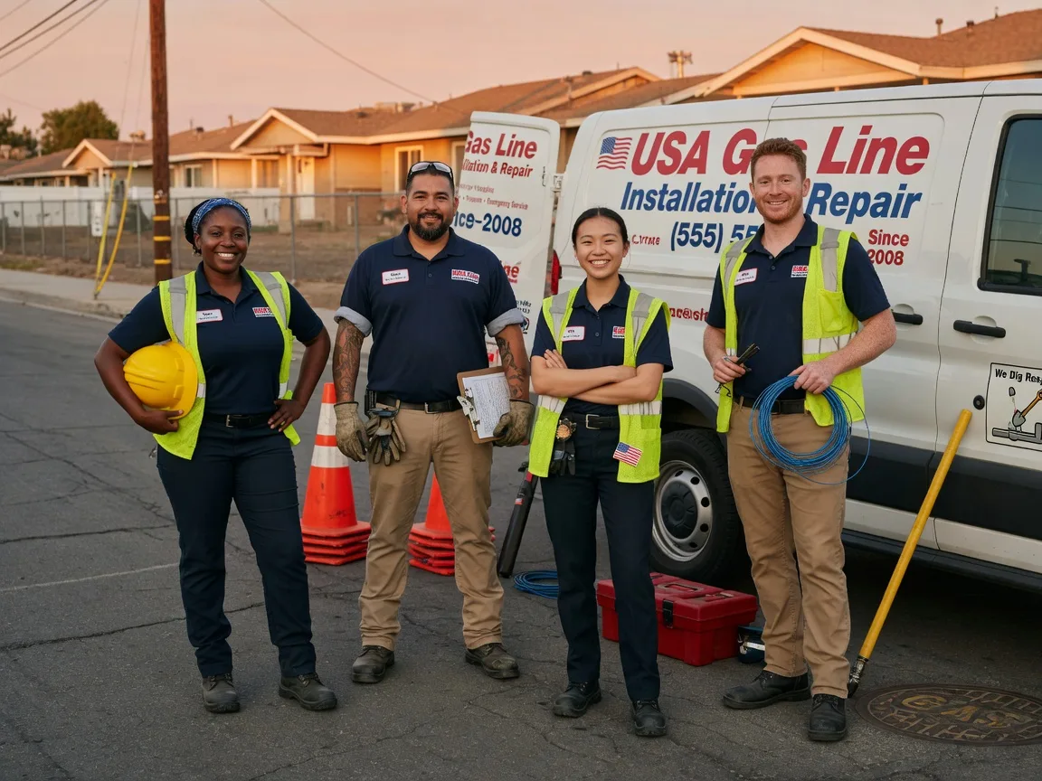Gas Line Installation company in North English, IA